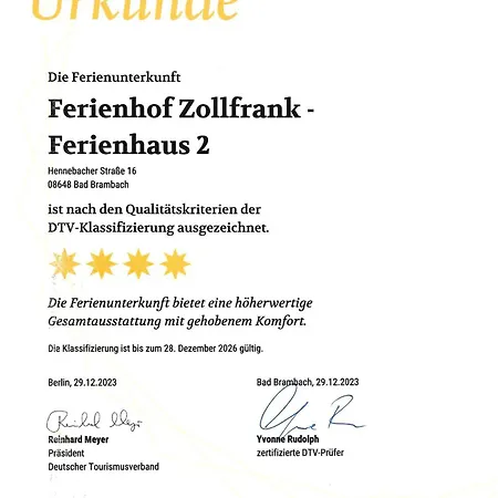 Vakantiehuis Zollfrank *